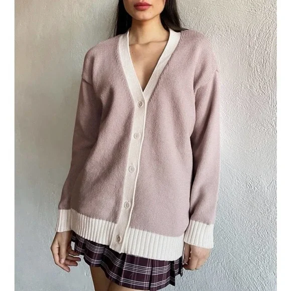 Sunday Best Munro Mauve Ellis Cardigan NEW Size Small - Picture 8 of 8